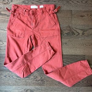 Anthropologie Hei Hei Slim Utility Cargo Pants- 28
